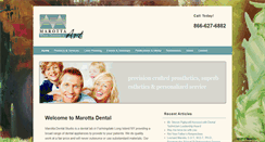 Desktop Screenshot of marottadental.com
